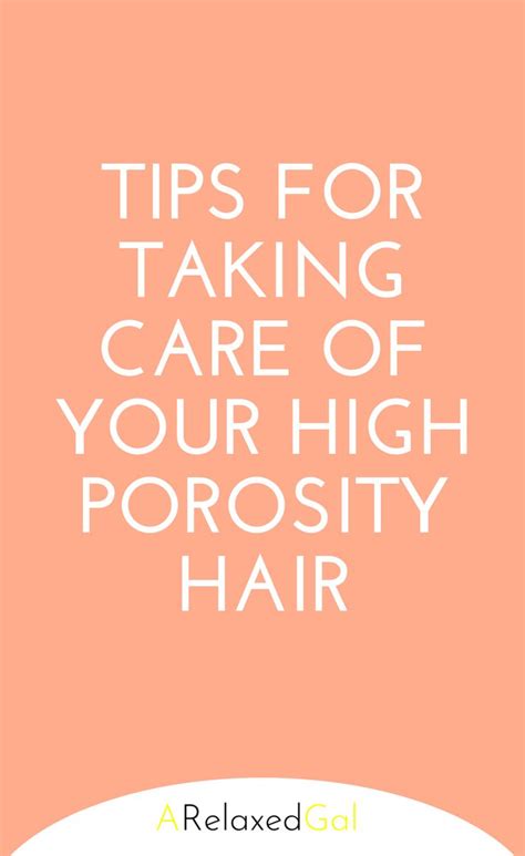 Tips For Taking Care Of High Porosity Hair | High porosity hair ...