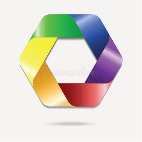 Colorful Hexagon Logo Stock Vector Illustration Of Symbol 35437541