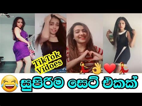 Sri Lankan Tik Tok Video Collection Sinhala Tik Tok Videos SL TikTok