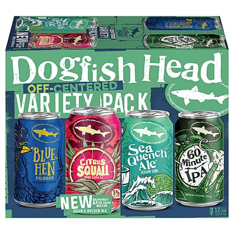 Dogfish Head Beer Off Centered Variety Pack 12 Ea Seasonal And Craft