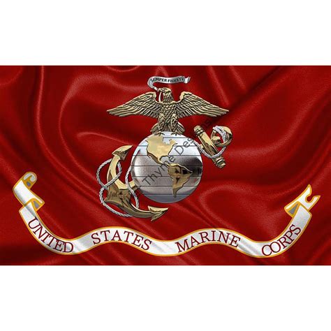 USMC Flag – Miller Thyme Designs