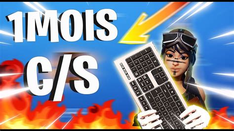 Mes débuts CLAVIER SOURIS en 1 MOIS sur Fortnite YouTube