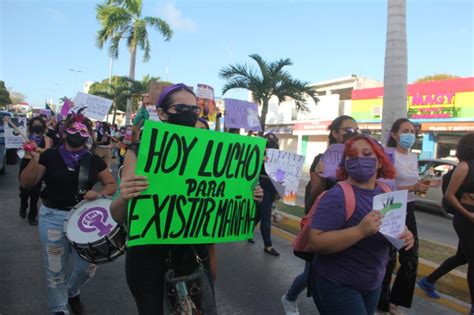 Colectivos Feministas Toman Las Calles De Chetumal