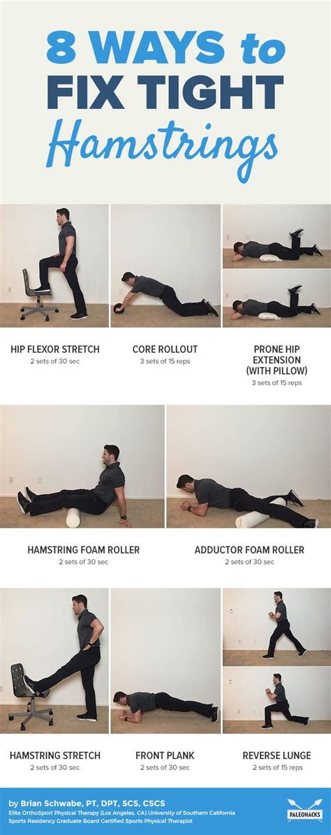 Tight Hamstrings Stretches