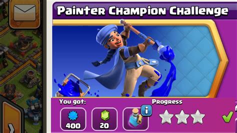 Easily 3 Star the Painter Champion Challenge Clash Of Clans طریقه