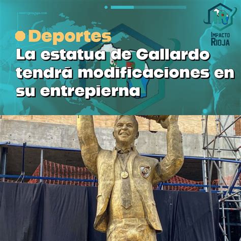 Impactorioja On Twitter La Estatua De Gallardo Tendr Moficaciones