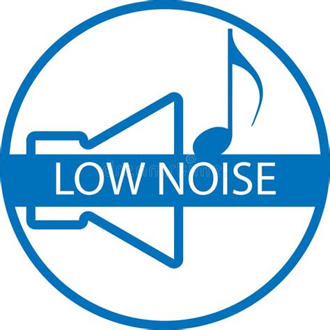 Low Noise Level Icon, Low Sound Blue Vector Icon. Stock Vector ...