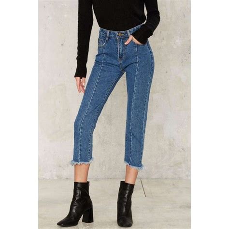 Join the Fray High-Waisted Jeans - Stylish and Trendy