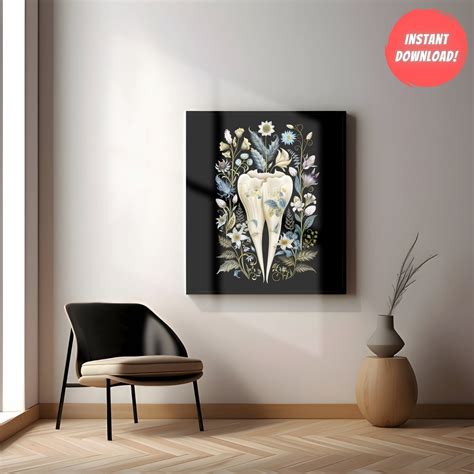 Dental Wall Art for Dental Office Wall Decor for Dentist Gift Colorful ...