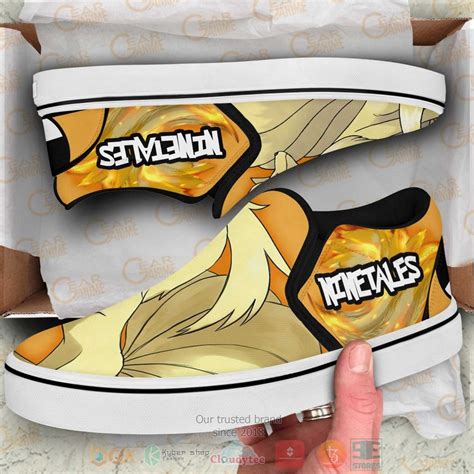 HOT Ninetales Pokemon Anime Slip On Sneaker Express Your Unique Style