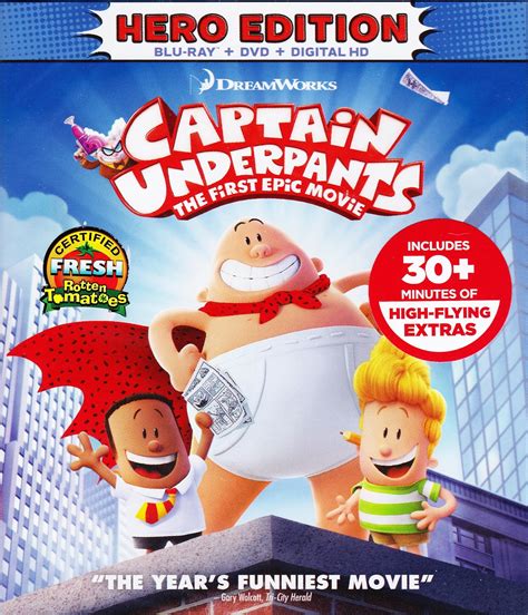 Blu Ray Review CAPTAIN UNDERPANTS THE FIRST EPIC MOVIE No R Eruns Net