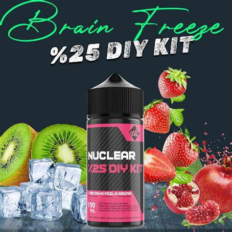 25 Naked Brain Freeze Yüksek Aroma Dıy Kit En Uygun Fiyat