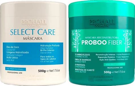 Kit Prohall Cosmetic Select Care Proboo Fiber Beleza Na Web