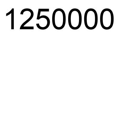 1250000 number facts, meaning and properties
