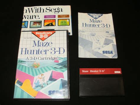 Maze Hunter D Sega Master System Complete Cib