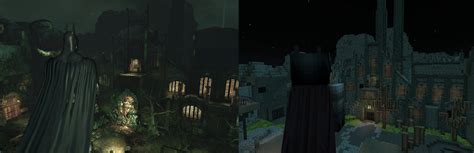 Batman Project Arkham Constructing The Asylum Minecraft Map