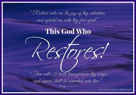 Pin On God Is A God Of Restoration Amen Glory To God