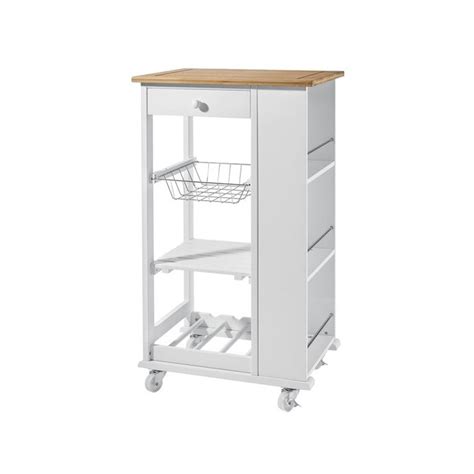 Brambly Cottage Chiu Solid Wood Kitchen Trolley And Reviews Uk