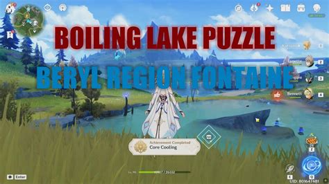 Boiling Lake Puzzle Beryl Region Fontaine Genshin Impact Youtube