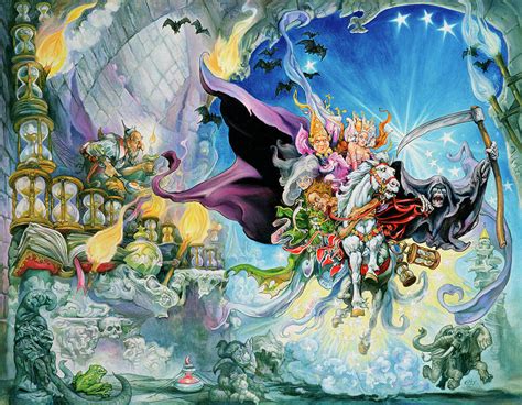 Discworld Mort Painting by Josh Kirby - Fine Art America