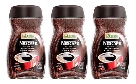 Café Solúvel Nescafé Extra Forte 200g Nestlé Kit 3 Frete grátis