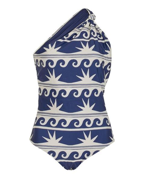 Johanna Ortiz Ocean Amulet One Piece Swimsuit In Blue Lyst