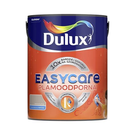 Dulux Easy Care 5L Efektowny brąz Plamoodporna matowa farba lateksowa