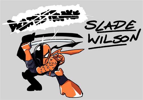 Slade Wilson Aka Deathstroke By Zatchz On Deviantart