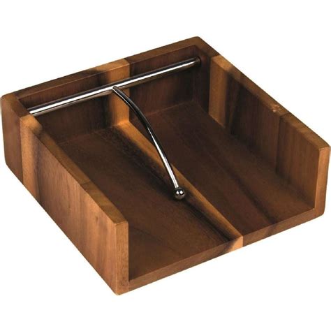 Davis And Waddell Acacia Wood Napkin Holder Woolworths