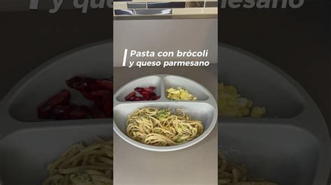 Pasta con brócoli y queso parmesano para mi bebé 12M BLW blwideas