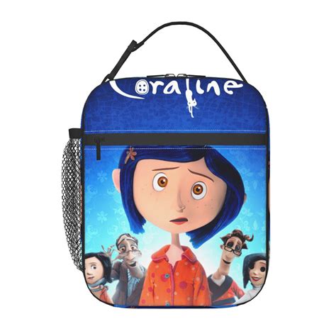 Coraline Lunch Box Lunch Bag For Women Adult Men Portable Leakproof