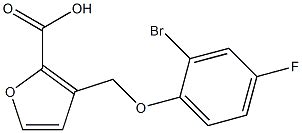 3 2 BROMO 4 FLUOROPHENOXYMETHYL FURAN 2 CARBOXYLIC ACID