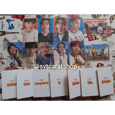 Jual Bts Butter Photocard Message Card Official V Jungkook Jin Suga