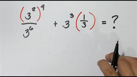 Fractions with Exponent - YouTube