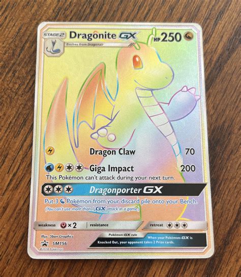 Dragonite Gx Black Star Promo Sm Pokemon Card Nm Values Mavin