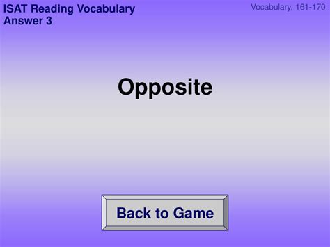 ISAT Reading Vocabulary - ppt download