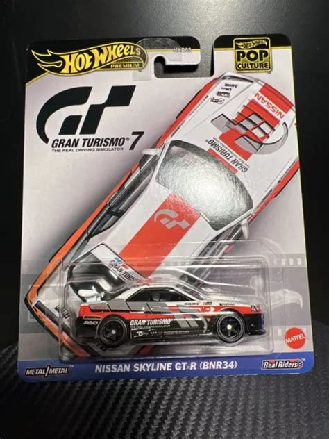 HOT WHEELS NISSAN SKYLINE GT R BNR GRAN TURISMO POP CULTURE R GTR PicClick UK