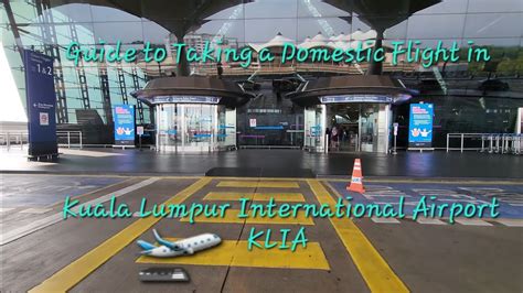 Domestic Flight Kuala Lumpur International Airport Klia