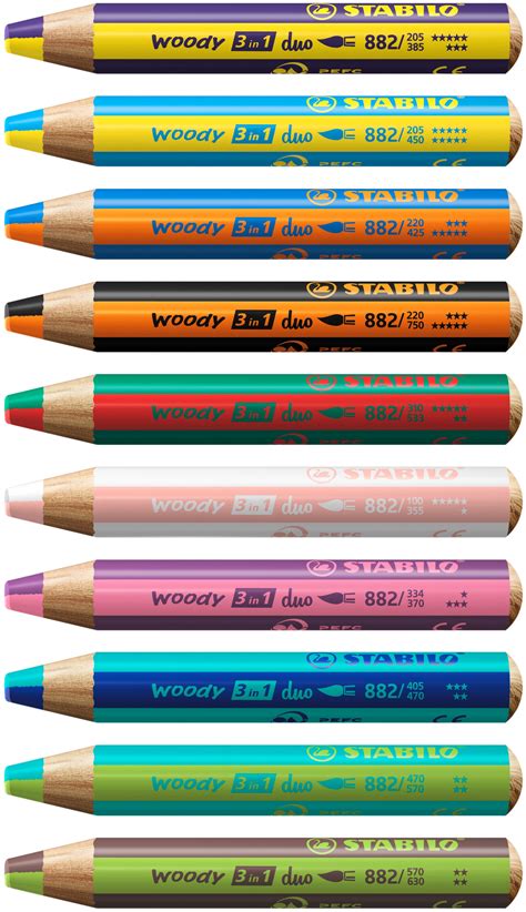 Multi-talented pencil STABILO woody 3 in 1 duo | STABILO
