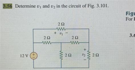 Solved Step By Step Determine V₁ And V₂ In The Circuit Of