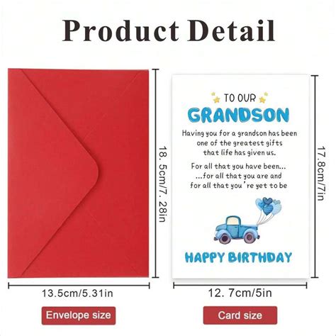 Carte De V Ux D Anniversaire Pour Petit Fils Bien Aim Salutations