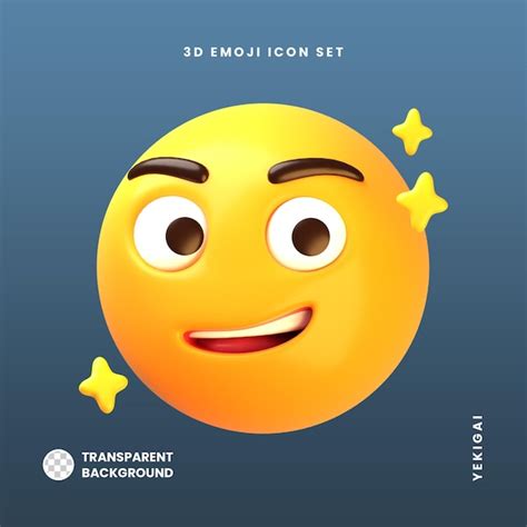 El Paquete De Ilustraciones De Emoji 3d De La Cara Sonriente Archivo