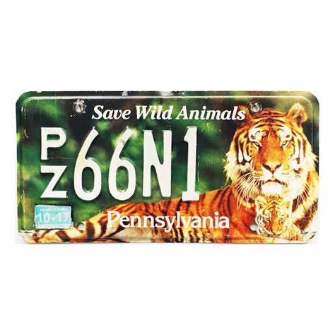 2017 Pennsylvania Wildlife Pz66n1 Best License Plates