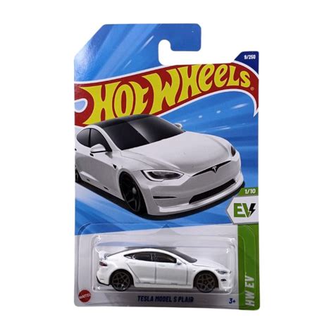 Hot Wheels Tesla Model S Plaid Putih E Lazada Indonesia