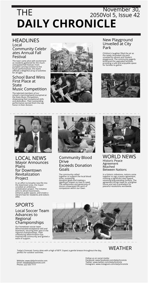 FREE Newspaper Templates & Examples - Edit Online & Download | Template.net