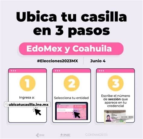 Elecciones Edomex 2023 ¿cómo Ubicar Tu Casilla Para Votar Glucmx