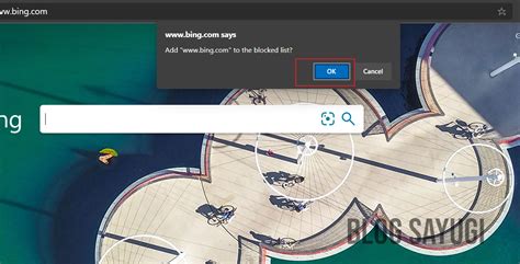 Cara Memblokir Situs Di Microsoft Edge Chromium Blog Sayugi