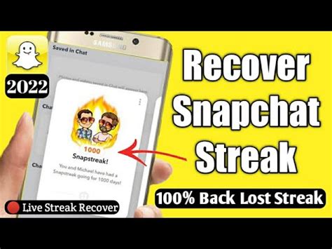 How To Get Snapchat Streak Back In Snapchat Streak Recovery Or