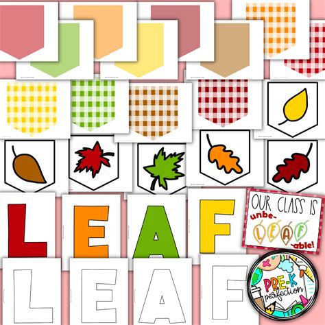 Fall Leaves Bulletin Board Colorful Leaves Bulletin Board - Etsy