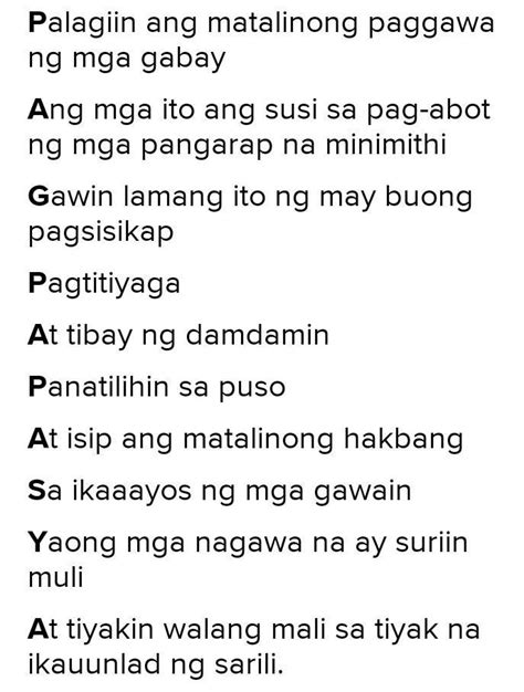 Bigyan Ng Sariling Pagpapakahulugan Ng Salitang Tula Gamit Ang Mga